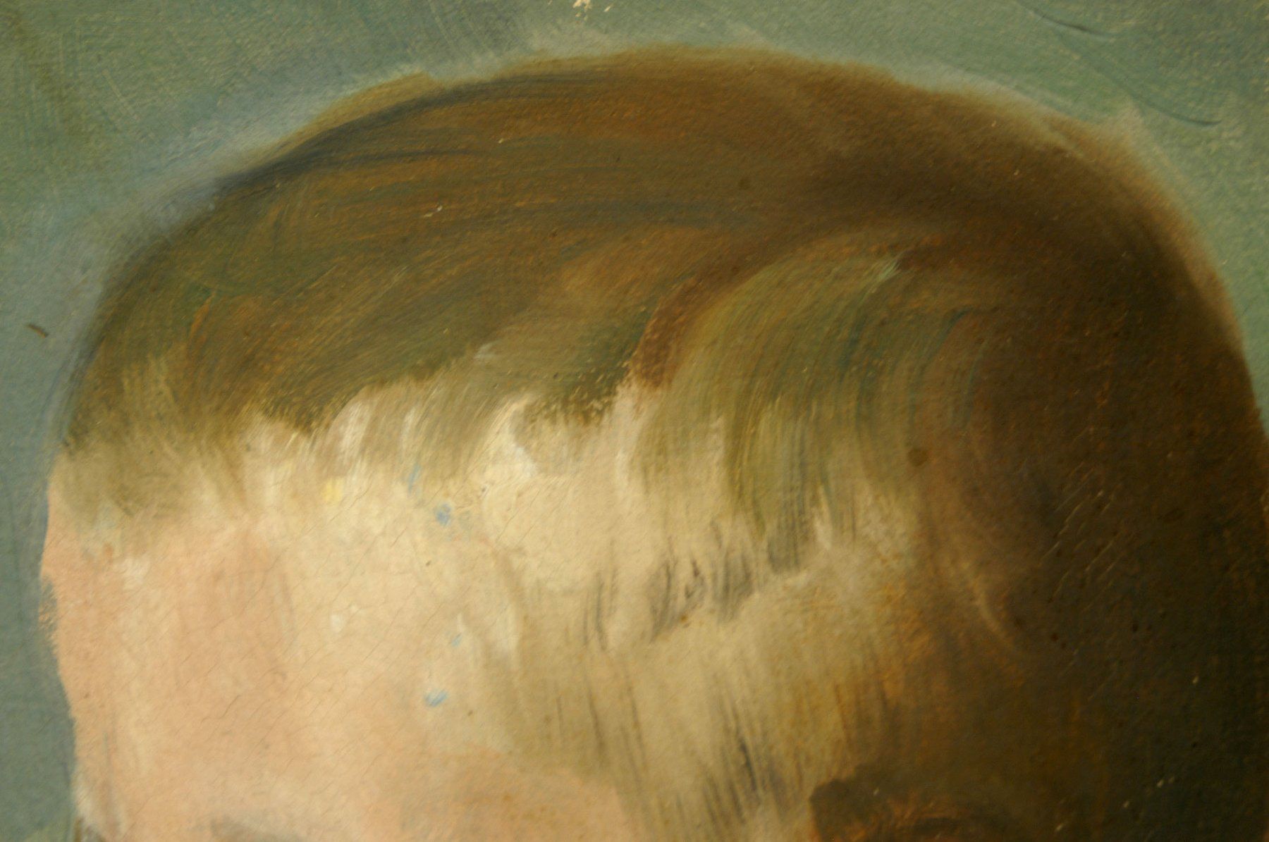 Gemälde: Sigrist Knabenportrait Aquarell – Gebraucht aus Herisau von Wisen 3