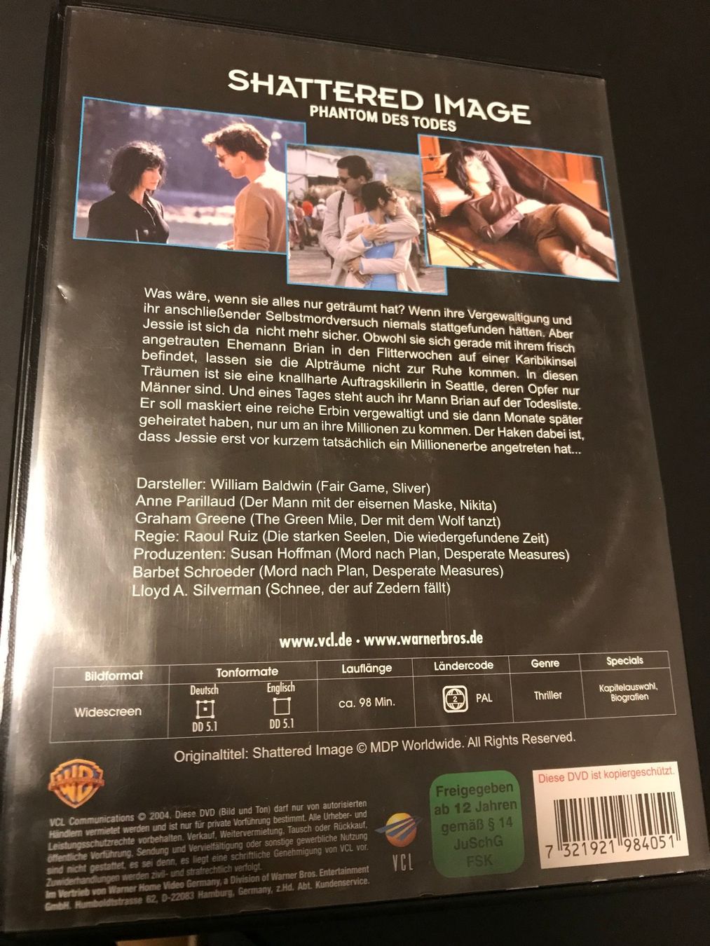 Tutti i DVDs: Shattered Image - Phantom des Todes – Usato da Freudwil venduto da Feenland2010 2