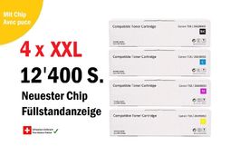 Canon 718 - Kompatibler Toner / Drucker-Patronen (4x)