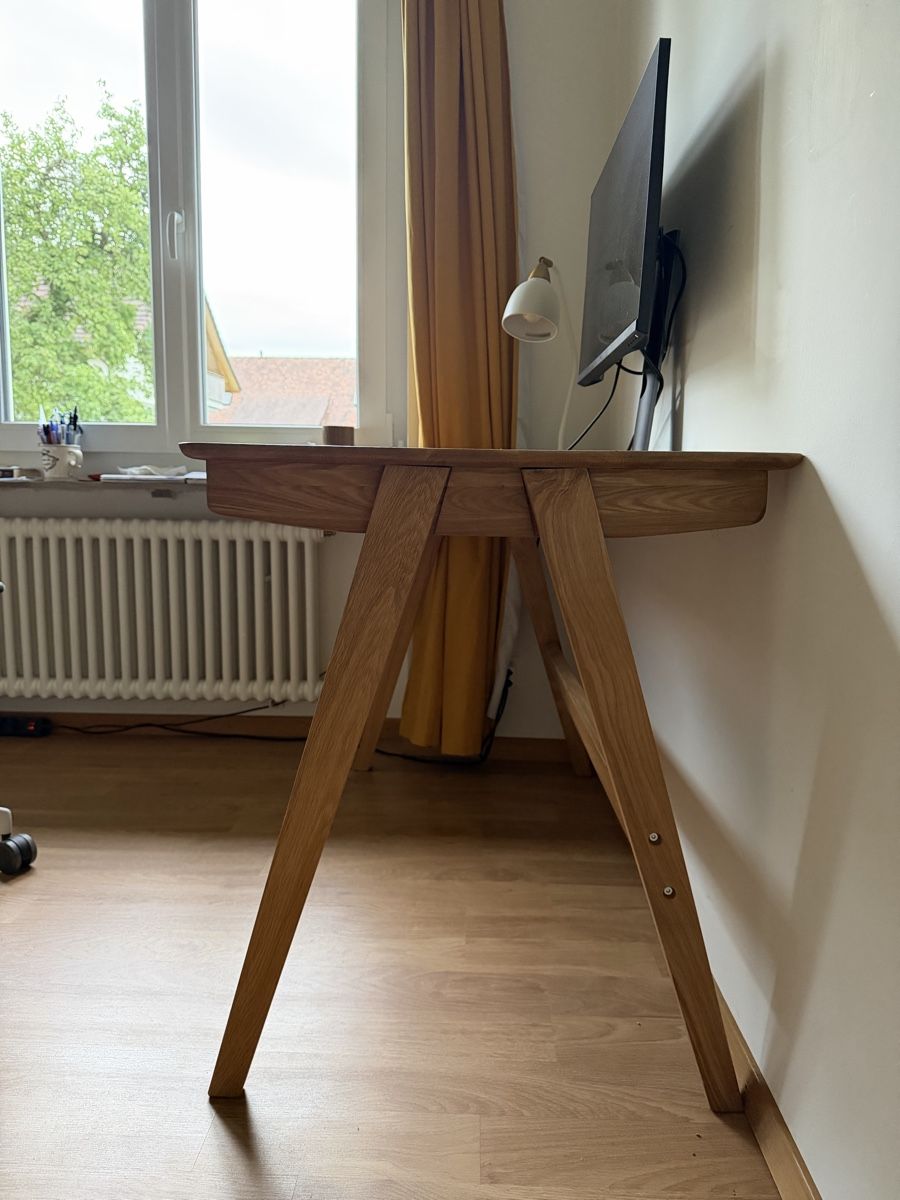 Scrivanie: Ars Natura Dounby desk - solid oak, oiled – Usato da Uster venduto da ann_658q 2