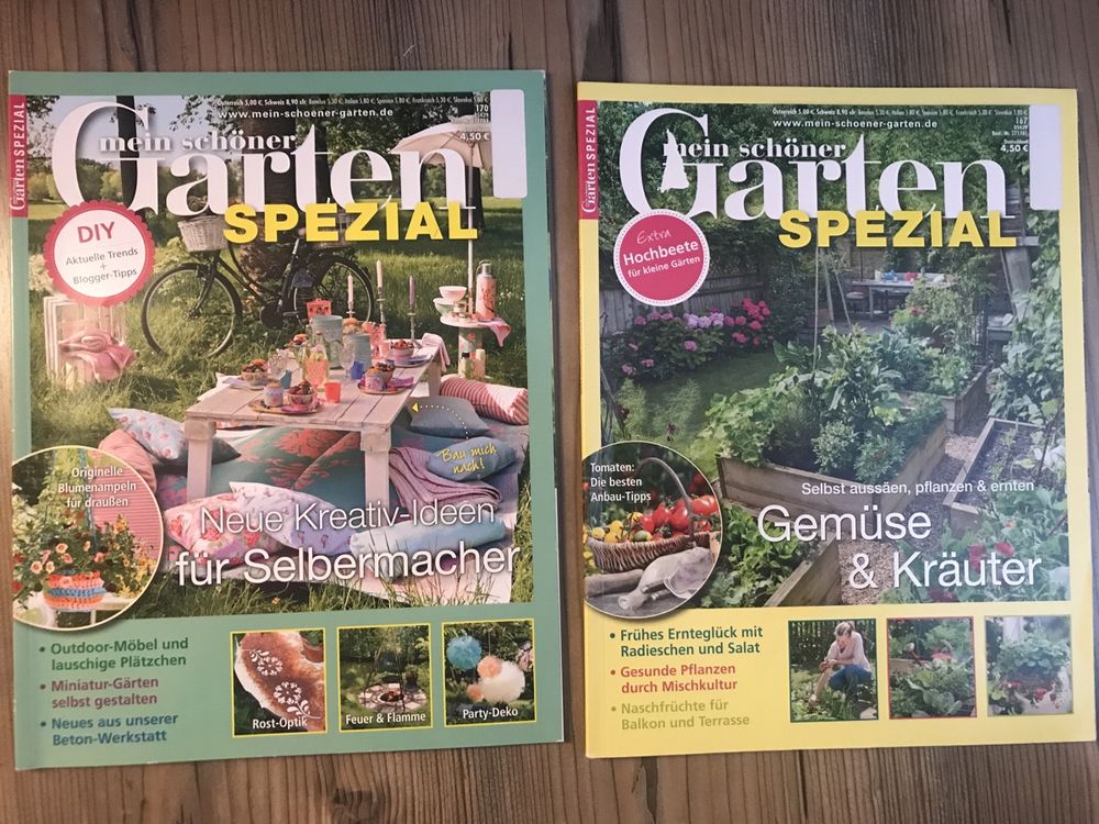 Mein schöner Garten 1 „normales“ Heft + 3 Ausgaben „spezial Kaufen