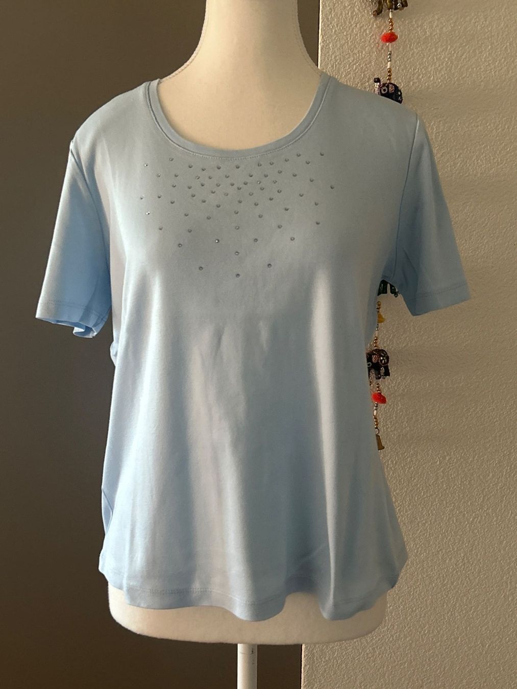 T-shirt: Kurzarm Shirt hellblau von PRESTIGIO Grösse 42 – Usato da Brunnen venduto da Nala2929