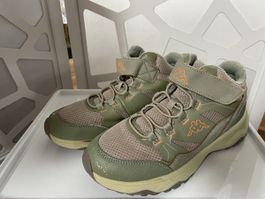 Kappa Kinderschuhe grün Gr.35 gebrauchter Zustand