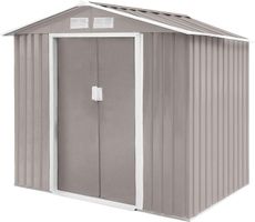 HATTORO S100 Metall Gerätehaus Hellgrau