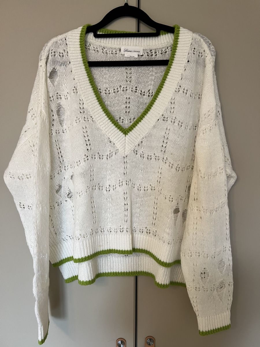 Maglioni & Felpe: Ripped effect white sweater – Usato da Zollikon venduto da jud_cmm9