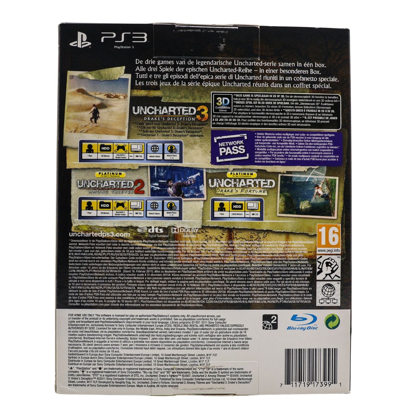 Spiele: Uncharted Trilogy Edition - PS3 – Gebraucht aus Paudex von dindeboy 1