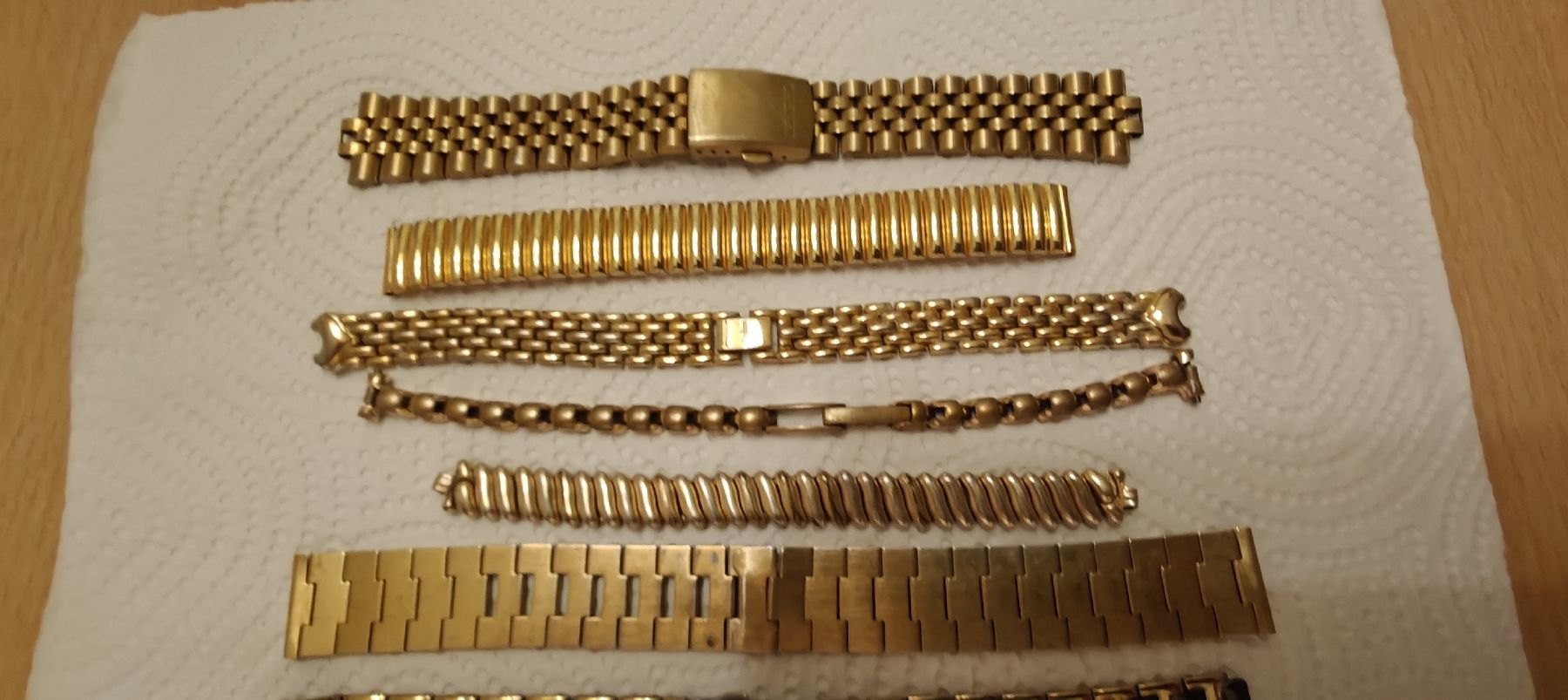 Bracciali & Braccialetti: Uhrenarmbänder Set goldfarben gebraucht – Usato da Riehen venduto da Wolke3 2