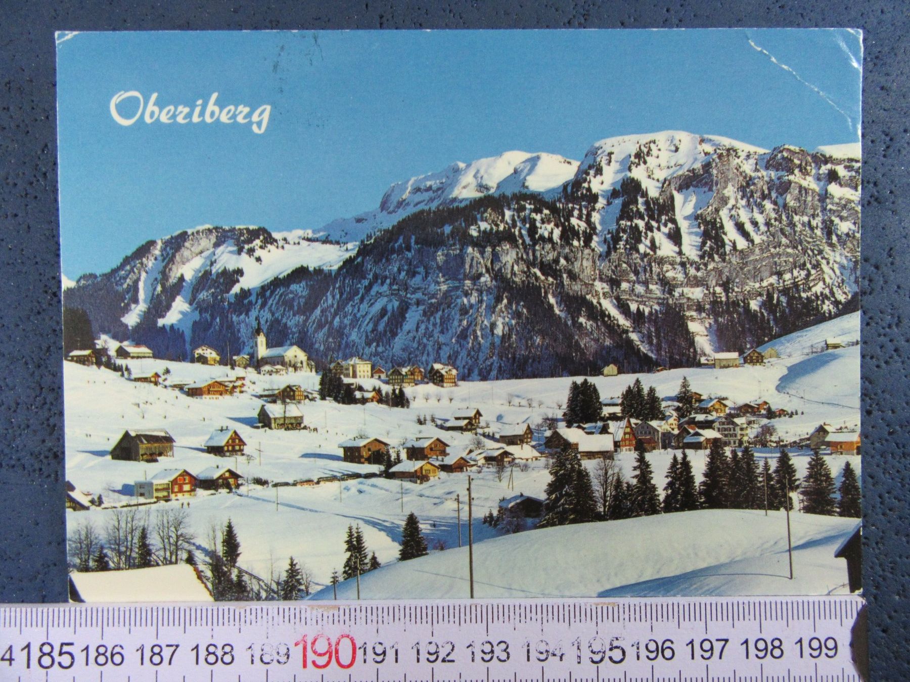 Cartoline postali: OBERIBERG SCHNEE SZ AK – Usato da Ettingen venduto da Hausi4711