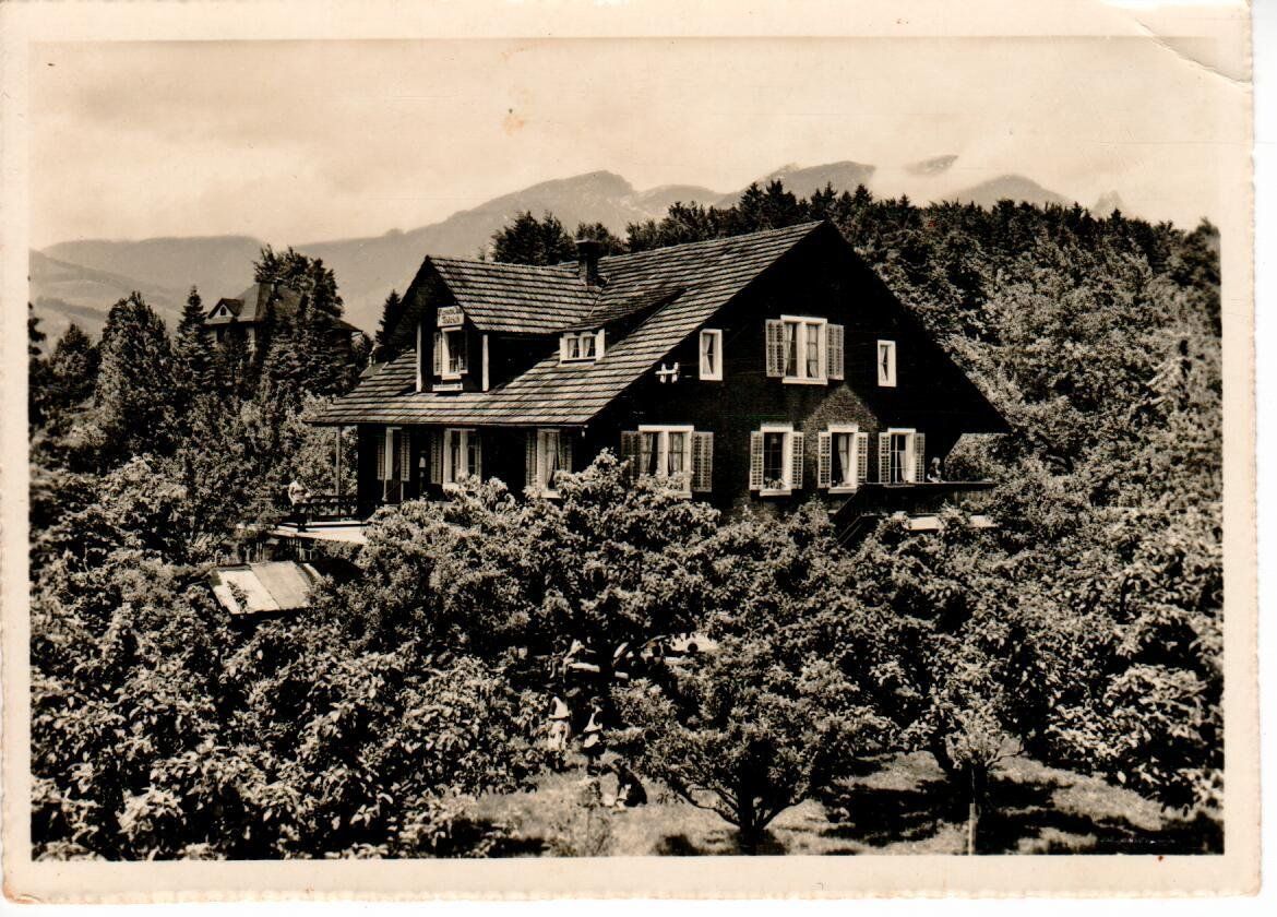 Cartoline postali: Restaurant Nideich Kerns 1951 (Eckbug) – Usato da Wolhusen venduto da Curver9
