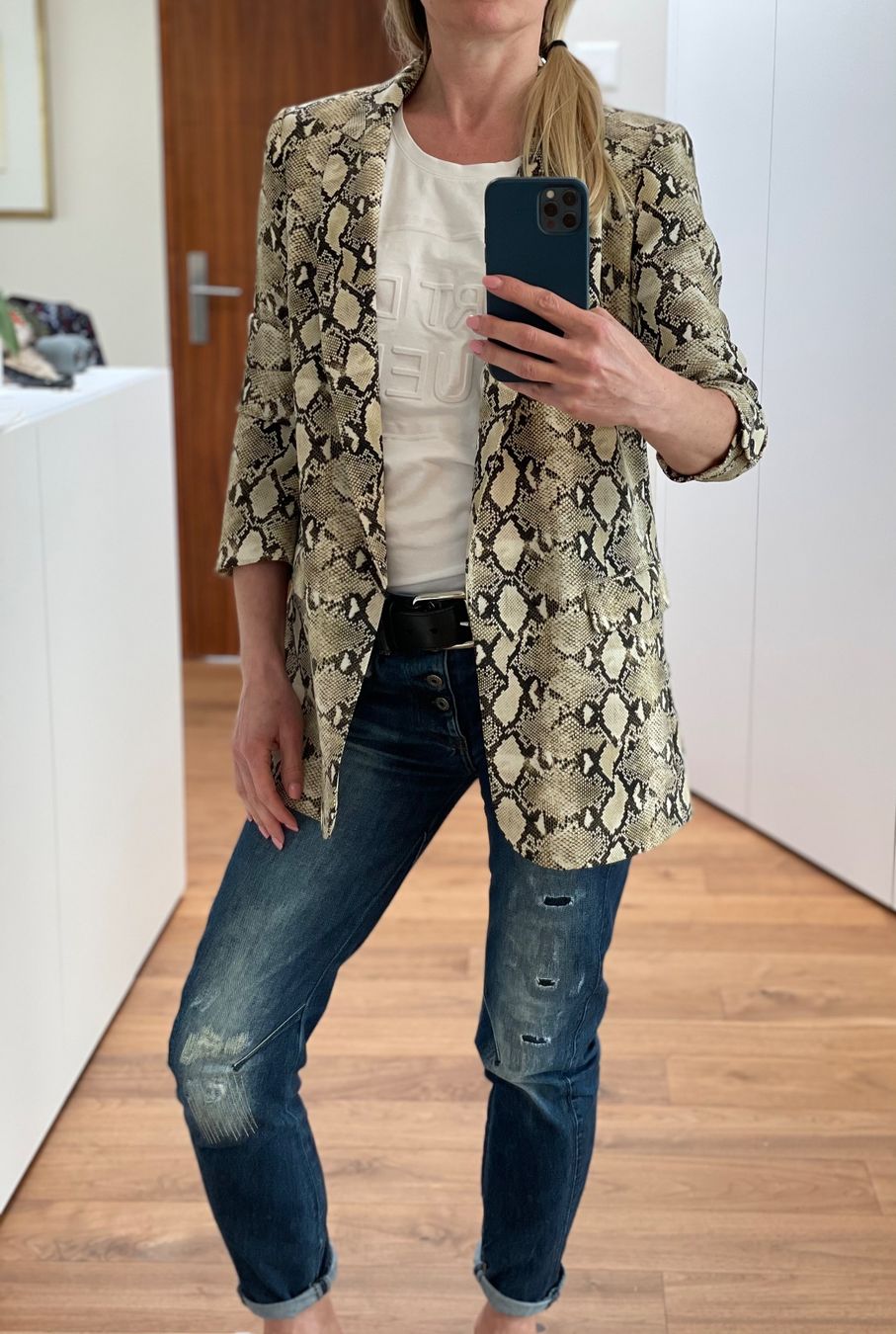 Zara Giacche: SNAKE PRINT ZARA BLAZER, SIZE XS – Nuovo (secondo la descrizione) da Forch venduto da ele_9gsf