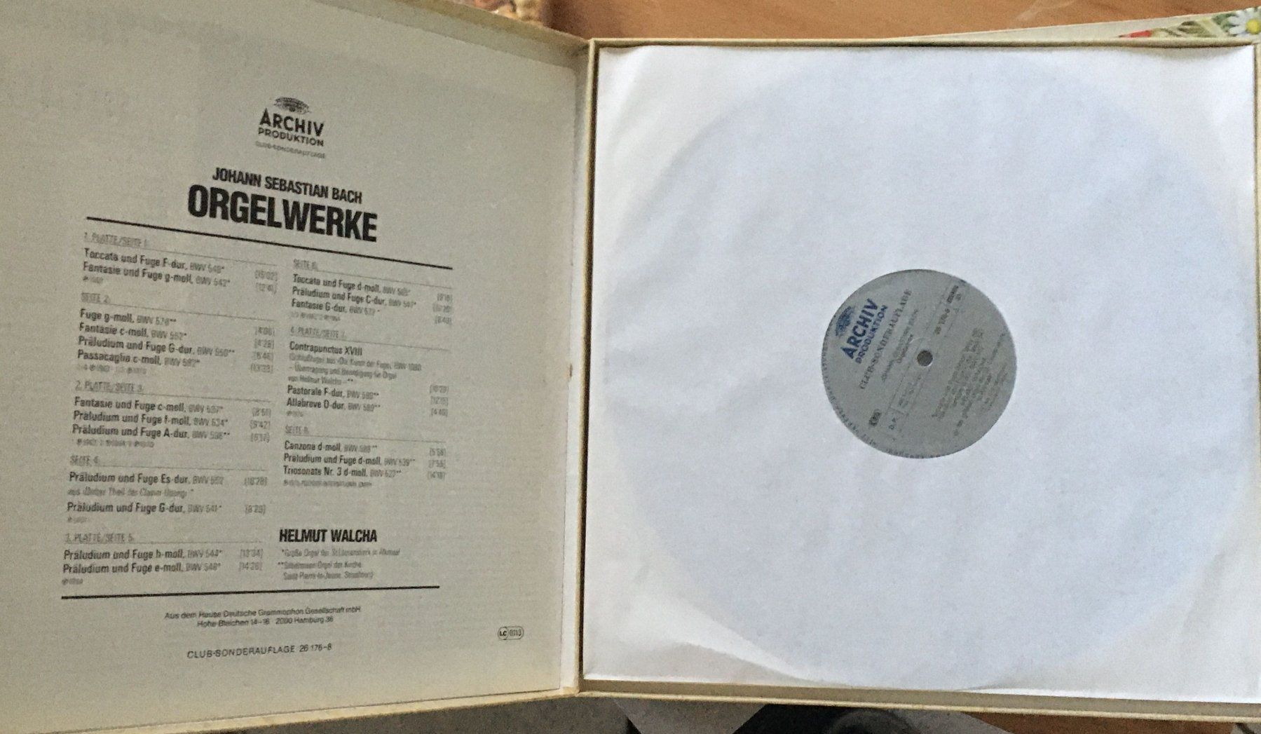 Dischi in vinile: Orgelwerke des J.S. Bach von Helmut Walcha – Nuovo (secondo la descrizione) da Urtenen-Schönbühl venduto da weltenschmid 3