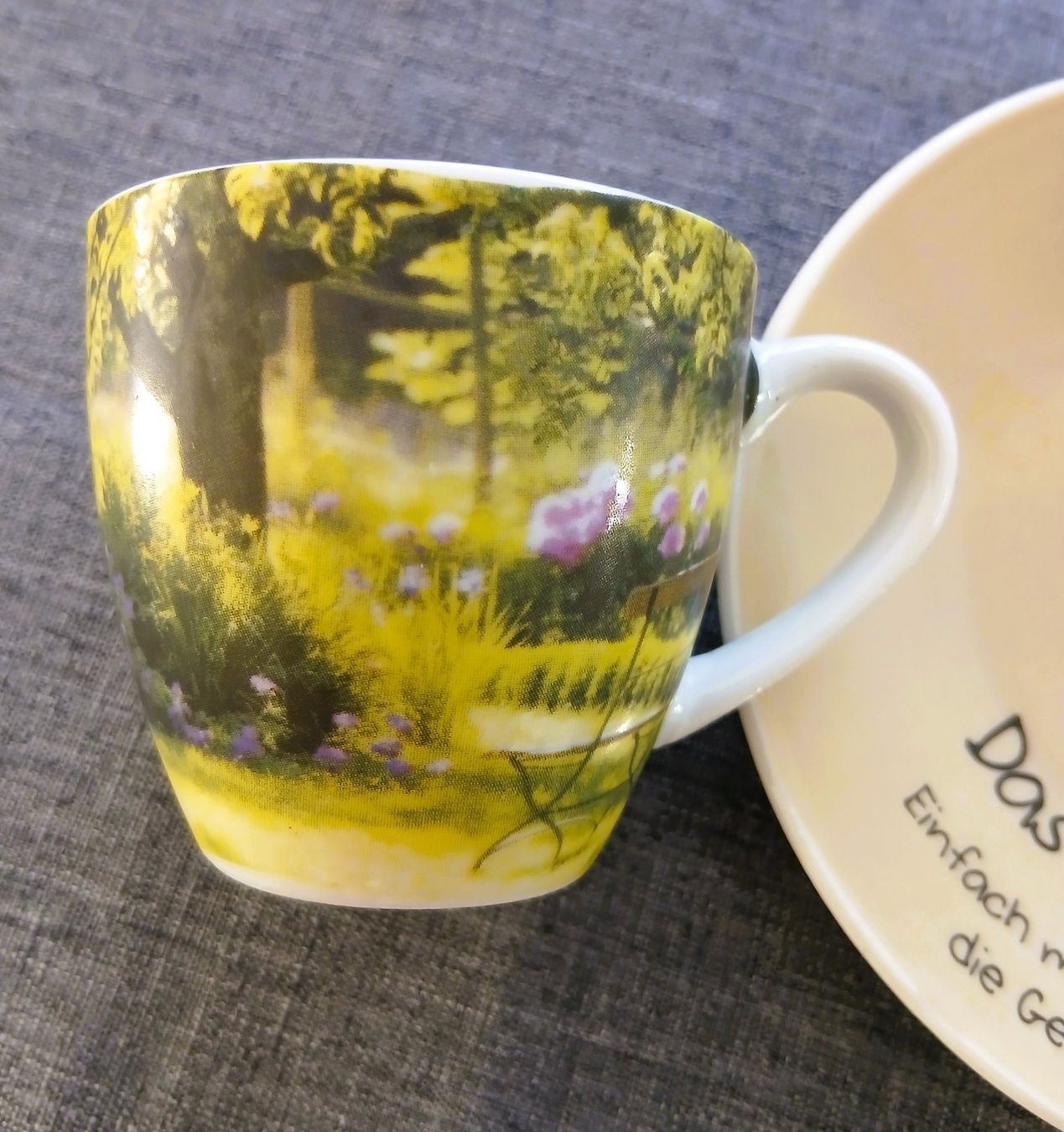 Tazze: Espresso-Tasse "Das Leben geniessen" – Usato da Flawil venduto da Lakota22 2