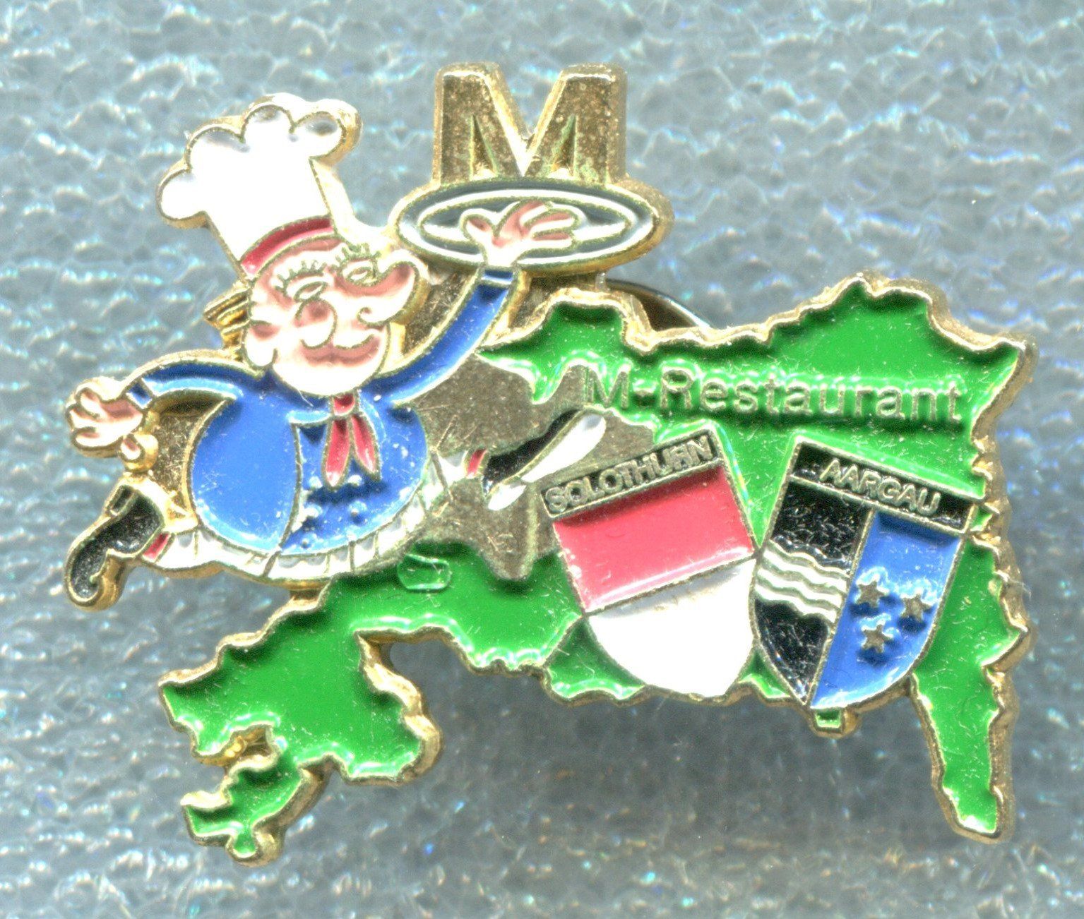 Plaquettes & Badges: M-Restaurant  SOLOTHURN - AARGAU – D'occasion à Winterthur par Sammleroase