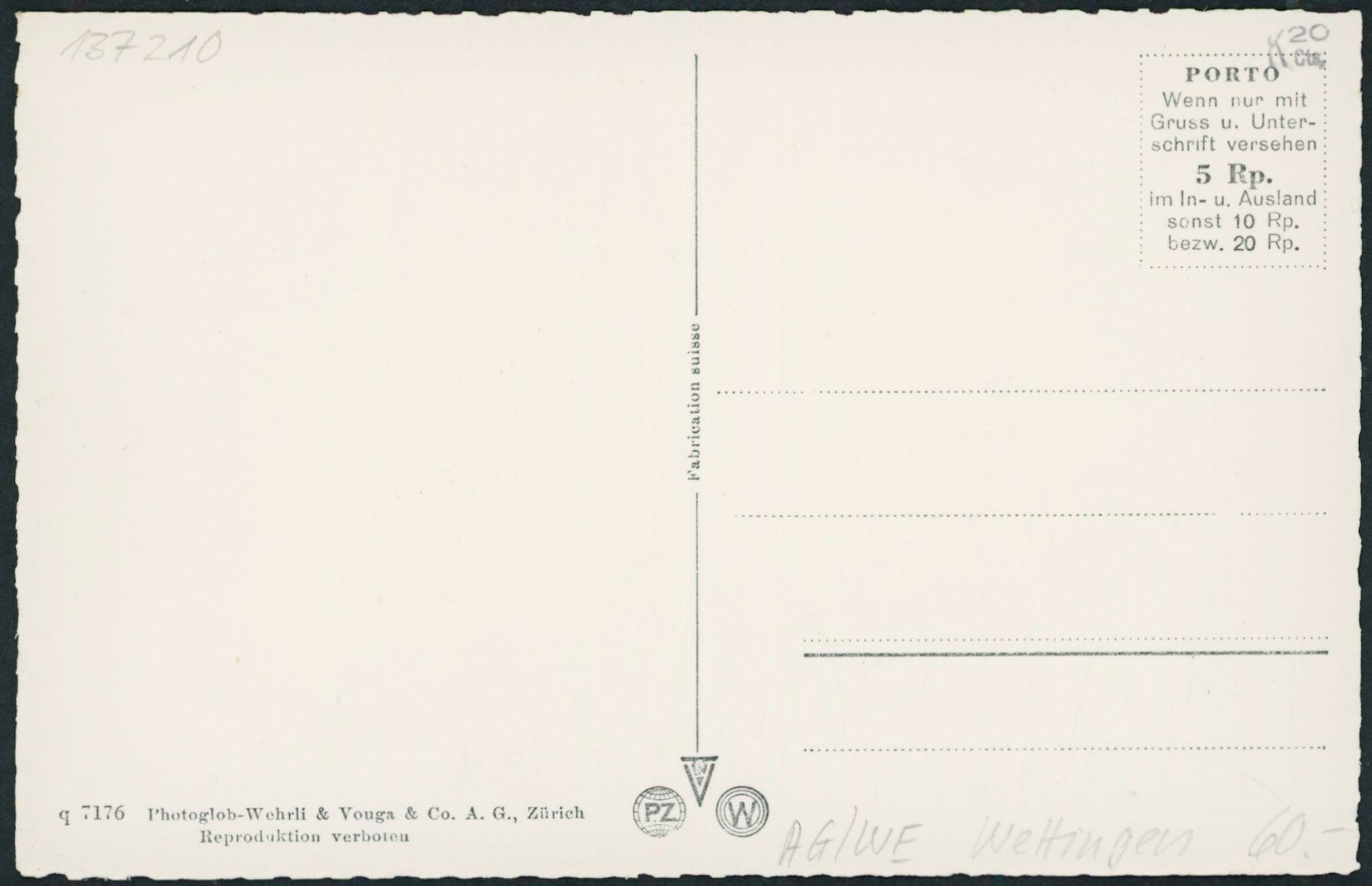 Cartoline postali: AG Wettingen - Kloster – Nuovo (secondo la descrizione) da Schindellegi venduto da stationary 1