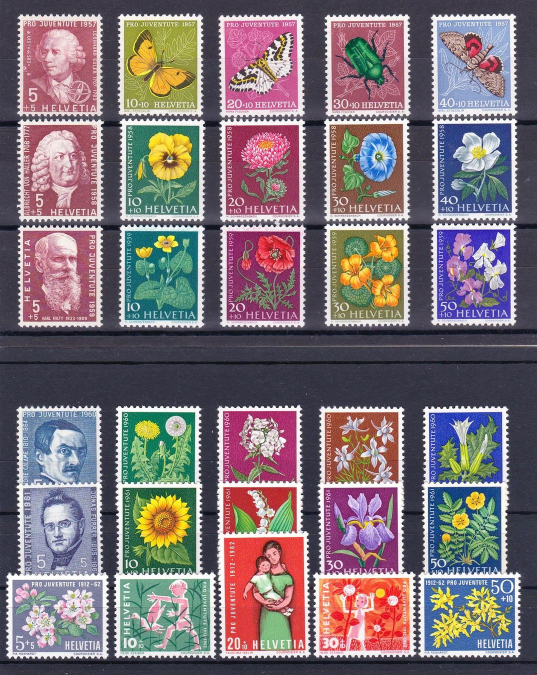 Tutti i francobolli: J133-202, postfrisch, SBK 143.- – Usato da Wenslingen venduto da riger11 1