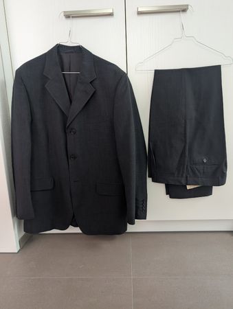 Herren Anzug Oviesse Classic dunkelgrau Grösse 50