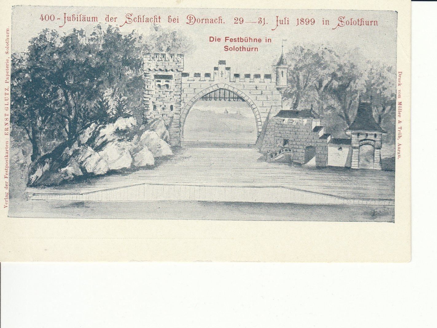 Cartoline postali: Solothurn, ca. 1920 – Usato da Bürglen TG venduto da StampGraf
