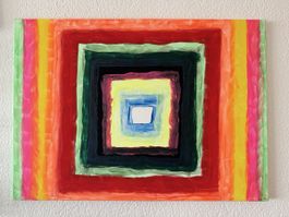 Farbenfrohes, modernes Gemälde - Original Kunstwerk!