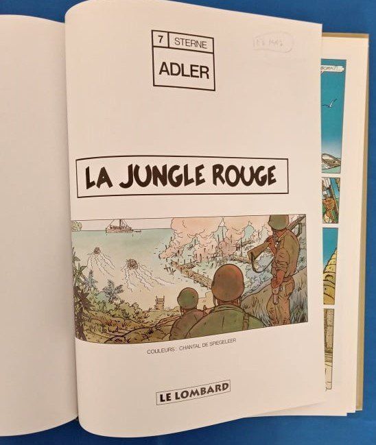 Fumetti: ADLER - La Jungle Rouge - EO 1997 – Usato da Le Locle venduto da borgespatricia 2