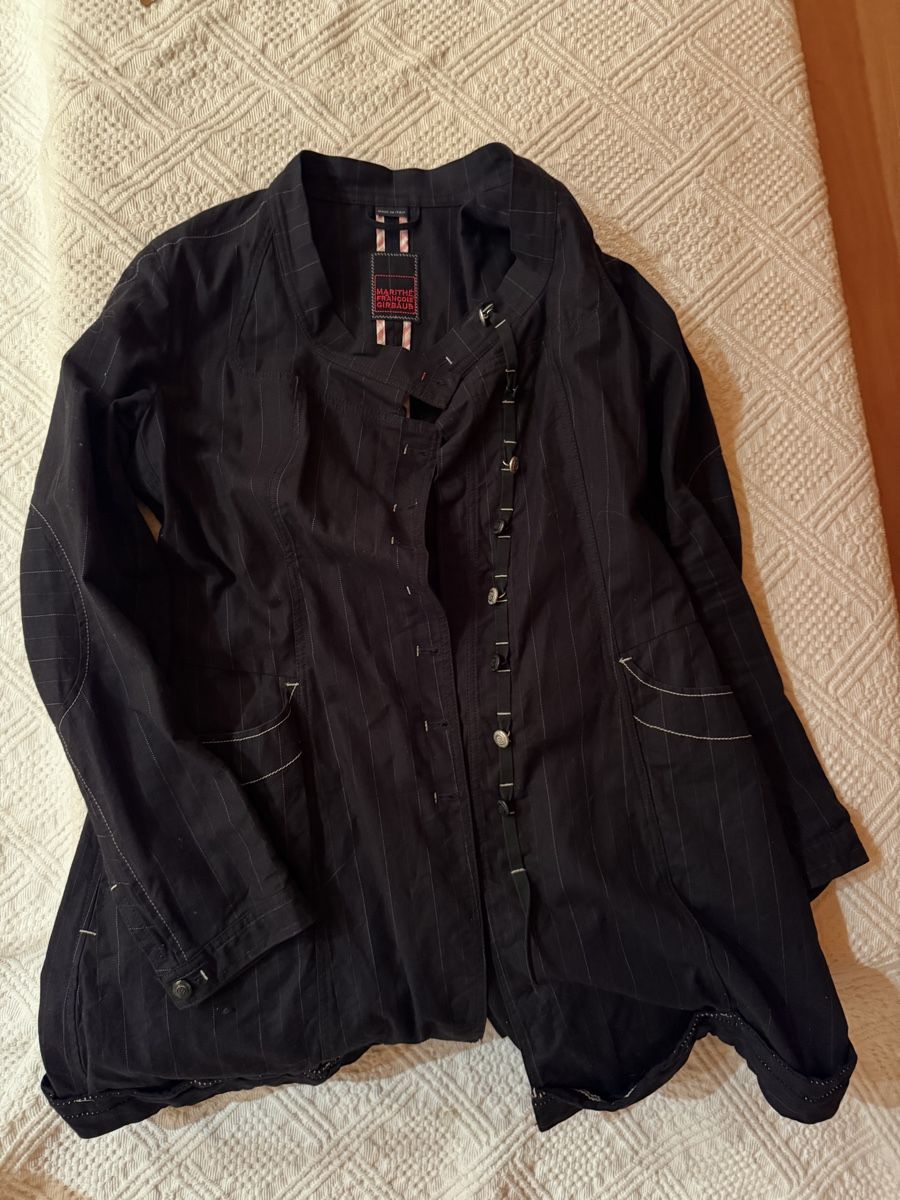 Girbaud Jacken: Schöner Vintage Blazer Pinstrape Marithe Francois Girbaud  – Gebraucht aus Jona von HappyHappyHappyHappy
