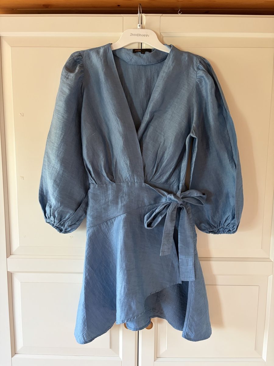 Maje Robes: Maje Linen Blue Dress – D'occasion à St.Josefen par lop_lh8d 4