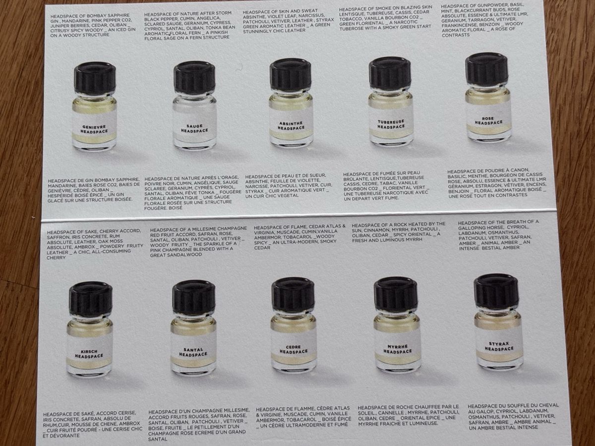 Profumi & Eau de Toilette: Headspace Parfüm Set Proben 10x 2.5ml  – Usato da Zürich venduto da Thetimtam 3