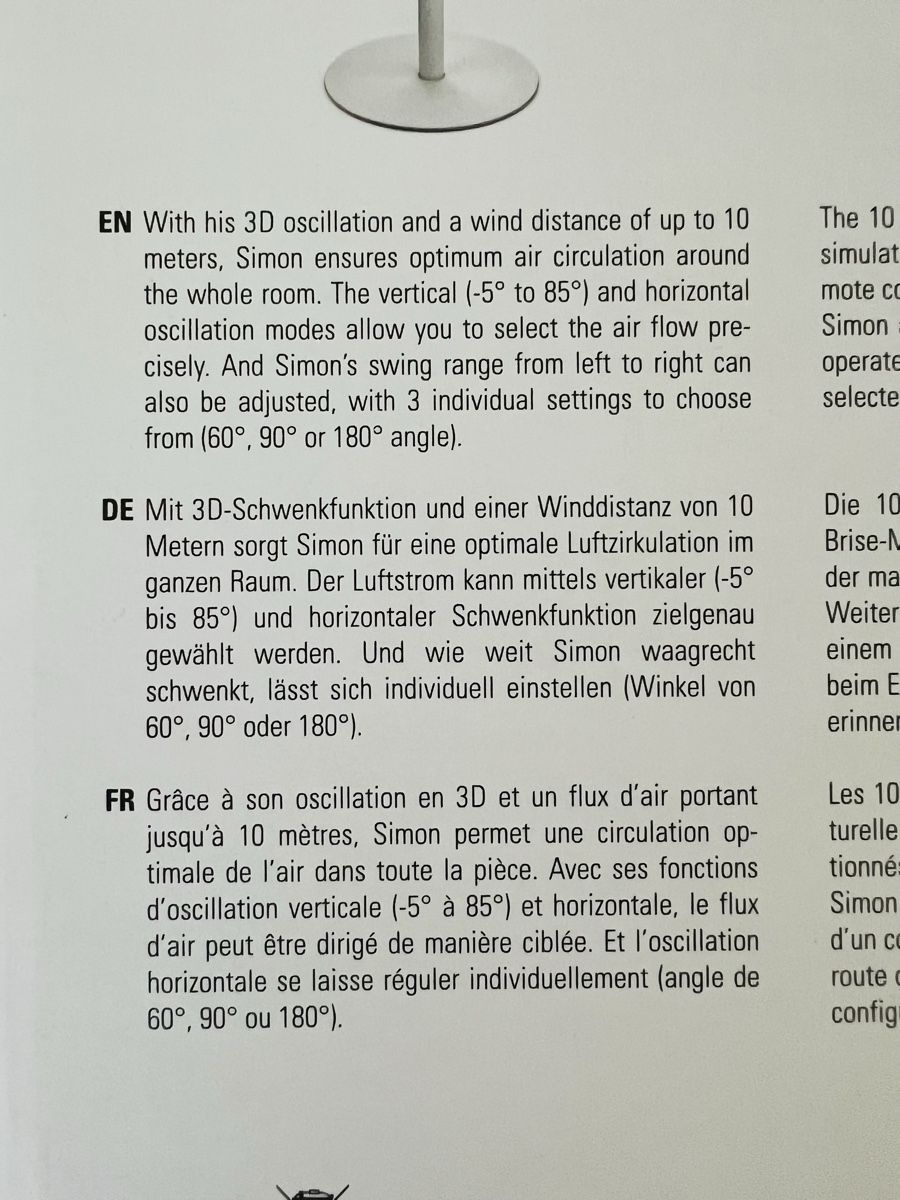 Stadler Form Ventilatoren: Ventilator Simon Stadler Form NEW  – Neu und originalverpackt aus Ebikon von happynat 2