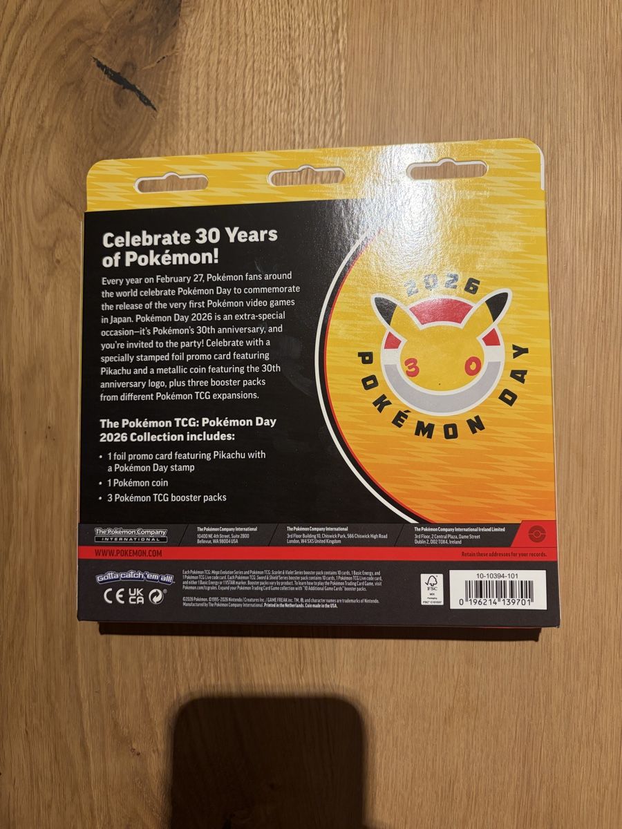 Pokémon Sammelbilder & Trading cards: Pokemon 30th Pokemon Day – Neu und originalverpackt aus Buchs LU von Arcade_otaku 1