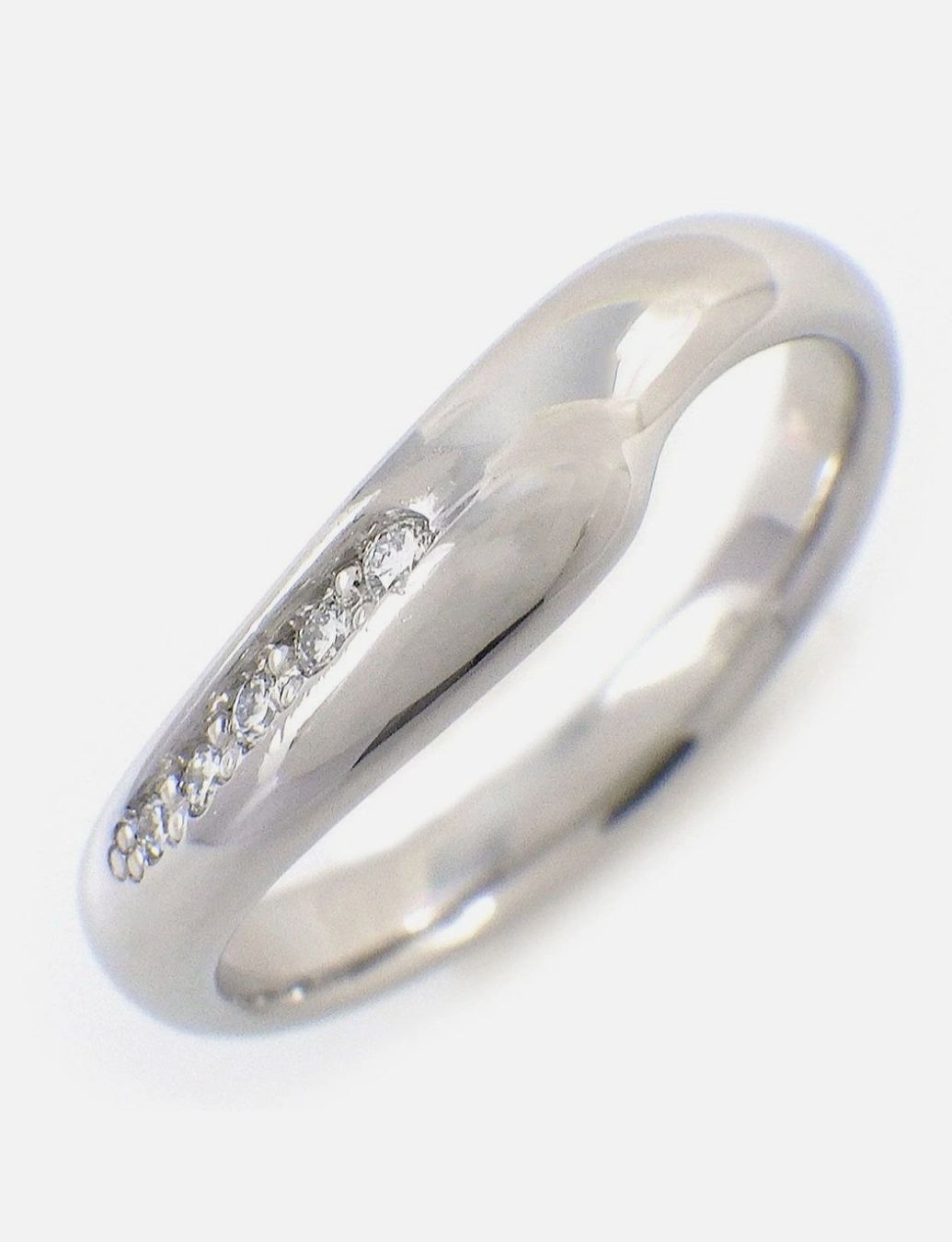Tiffany & Co. Anelli: Tiffany & Co. 950 Platin Ring Diamanten – Usato da Bottighofen venduto da menschenfamilie 3
