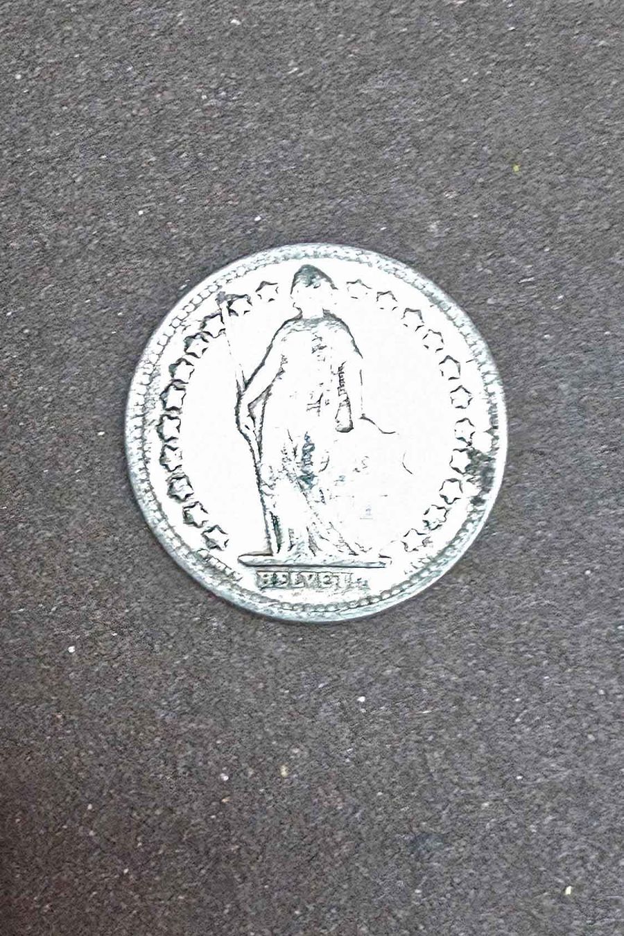 Tutti le monete: Silbermünze 1/2 Franken 1921 – Usato da Filzbach venduto da Cschufi 1