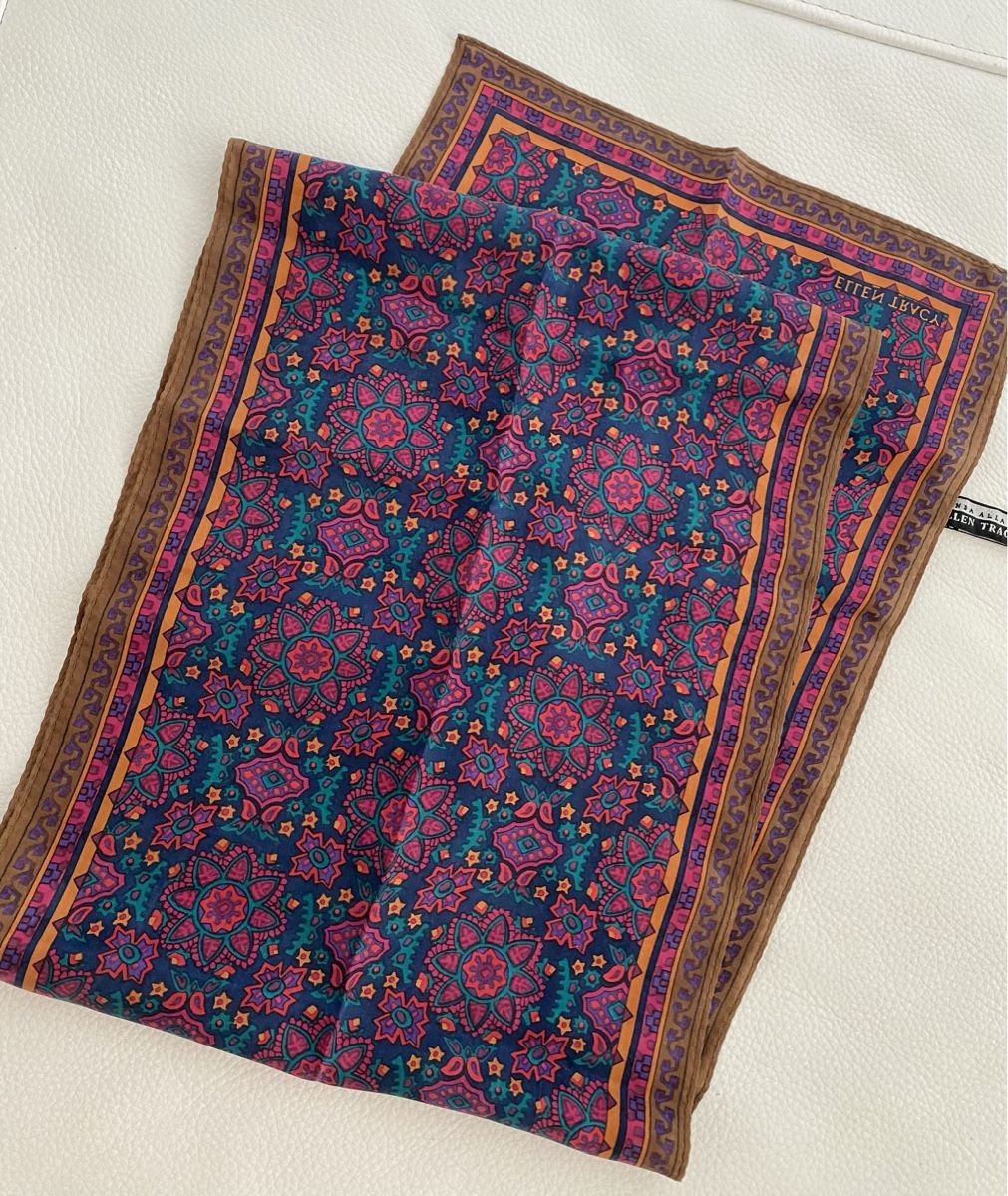 Foulards, Tücher & Schals: Ellen Tracy Seiden Schal 🌸 – Gebraucht aus Opfikon von Luis144 4