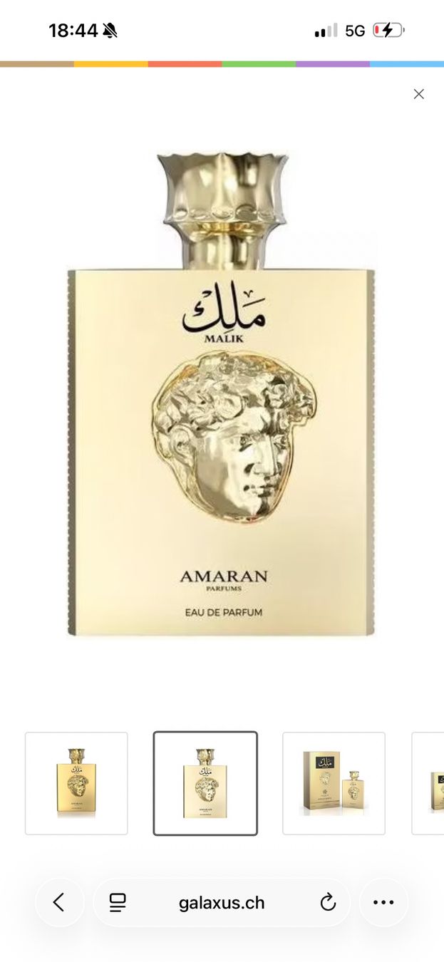 Parfum & Eau de Toilette: Amaran Parfum 100ml – Neu (gemäss Beschreibung) aus Schlieren von -medd-
