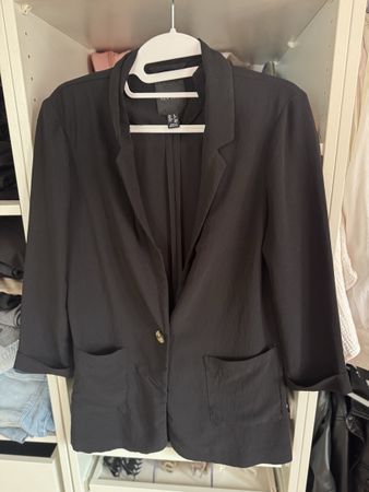 Schwarzer sommerlicher Blazer von New Look, Grösse 34 XS