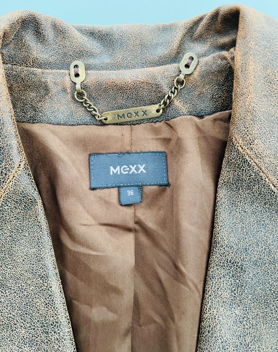 Mexx Giacche: Leder-Blazer (Altleder) – Usato da Kappel SO venduto da gepfeli 3