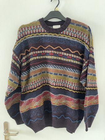 Coogi Style, Trapez Wollpullover, Gr. 54 woole/alpaca italy