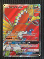 Pokemon Ho-oh GX Fullart Burning Shadows near Mint