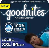 Goodnites XXL (120-165 lbs/54-75kg),Boys/Junge 54 Stk.(3x18)
