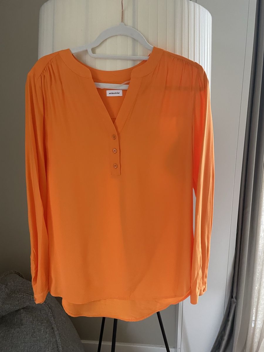 Camicette: Seidensticker Orange Blouse - Size 36 - NEw – Nuovo (secondo la descrizione) da Männedorf venduto da iza04 9