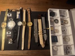 Lot für Uhrmacher Omega, Tissot, Zodiac etc