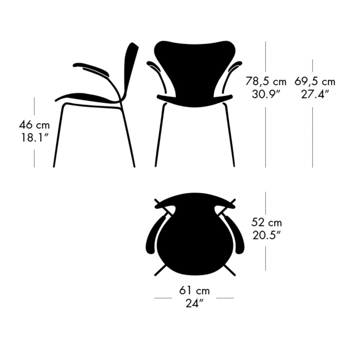 Fritz Hansen Sedie: Fritz Hansen / Armlehnstuhl / Designklassiker – Nuovo (secondo la descrizione) da Zürich venduto da VZN 3
