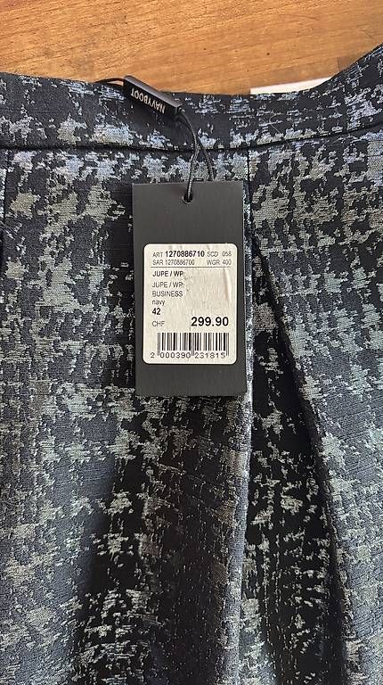 Gonne: NAVYBOOT Rock Jupe metallic Gr. 40 NEU  – Usato da Stäfa venduto da Goldvreneli.07 2