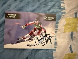 Christine Scheyer Autogrammkarte - Original Signiert!