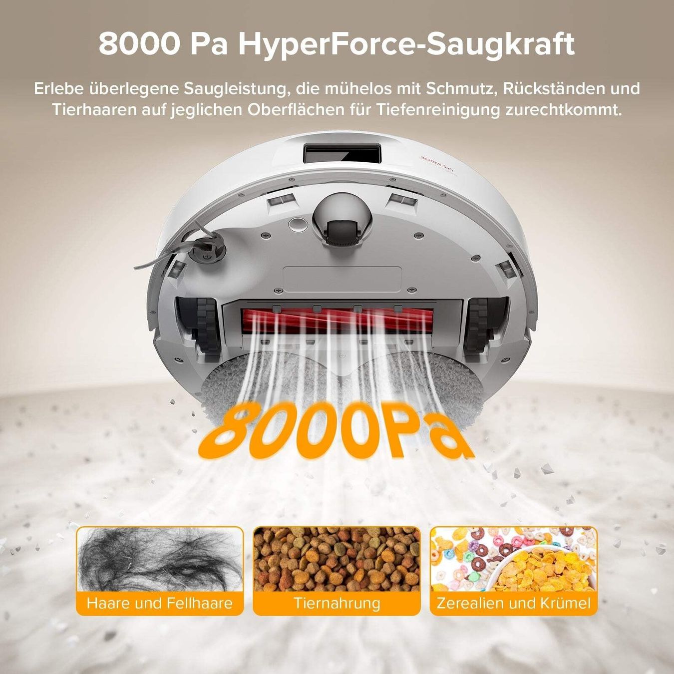 Aspirateurs & Accessoires: Roborock QV 35A Saugroboter Weiss – Neuf avec emballage d'origine à Bottighofen par zaap 1