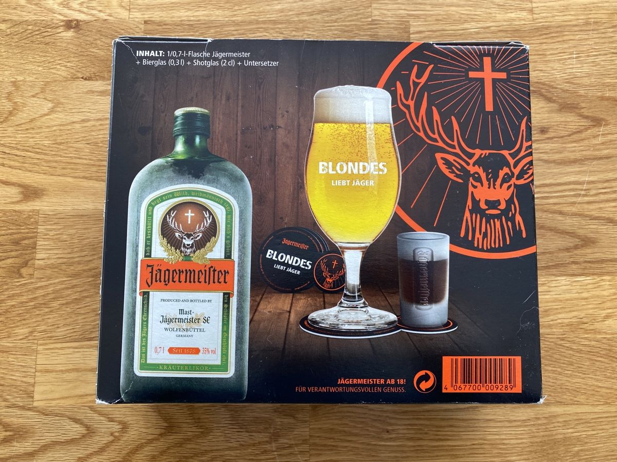 Bevande alcoliche: Jägermeister Blondes Liebt Jäger original – Nuovo e nell'imballaggio originale da Beinwil am See venduto da Mpmmechanik 1