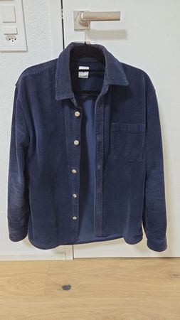 Zara Cordhemd / Übergangsjacke, Grösse M, Dunkelblau