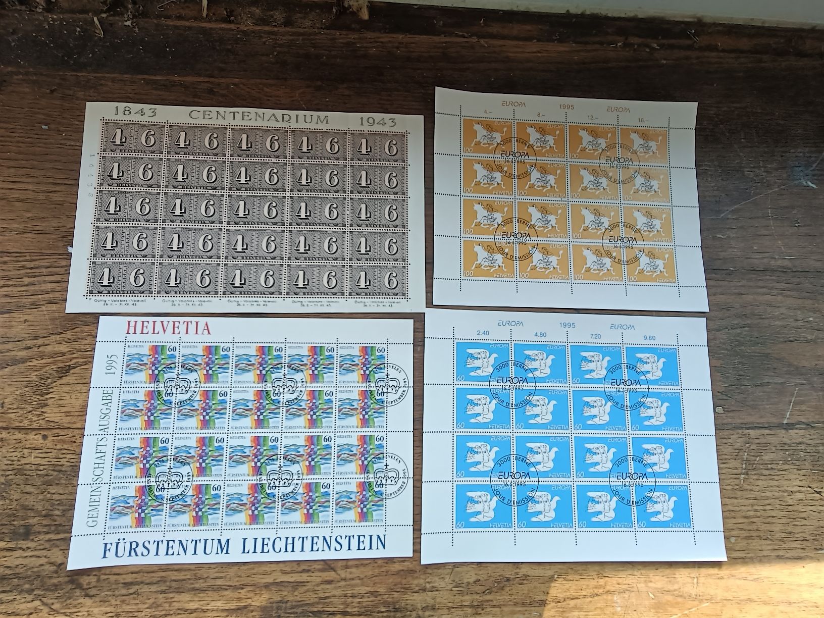 Tous les timbres: Sammlung Briefmarken Bögen – D'occasion à Brugg AG par Ente015 7