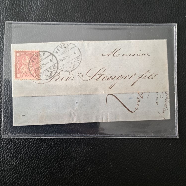 Lettre Ancienne Avec Courrier De Lyon Pour Bellevue Près De Toul, Année 1876