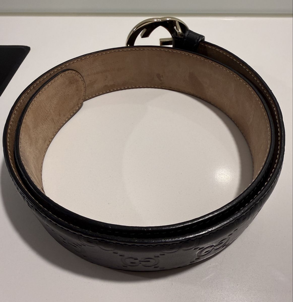 Gucci Cinture: Gucci Signature Ledergürtel – Usato da Bülach venduto da tamara1301 1