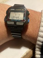 Casio Vintage lcd Uhr der 80 er made in japan 36 mm breit