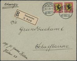 SH Unterhallau - Pro Juventute - Brief - MeF